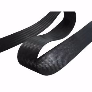 WEBBING 50MM BLACK SEAT BELT
