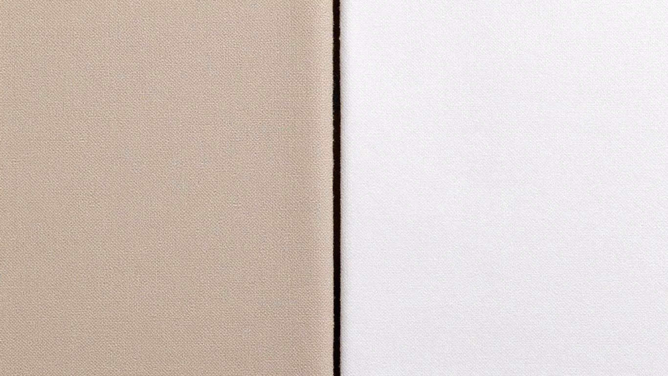 Waxed canvas and treated canvas textures